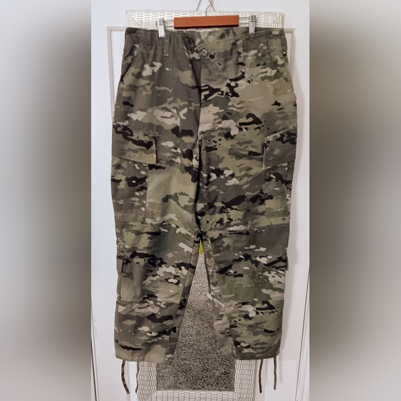 Preowned) OCP Camo Combat Pants Uniform Trouser Unisex Flame Resistant Large Sho - Picture 6 of 12